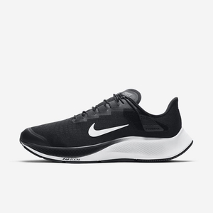 Chaussure De Running Nike Air Zoom Pegasus 37 FlyEase Noir 9082-316 Black/Smoke Grey/White Homme | UQN-89020217